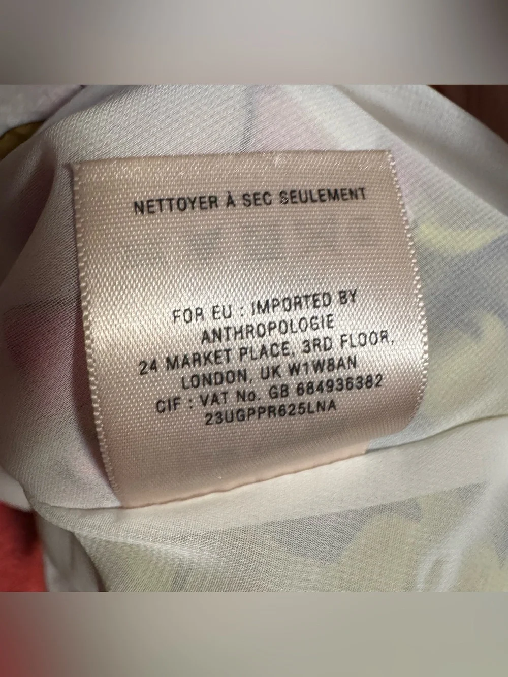 Anthropologie leifnotes floral